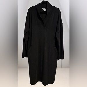 Liz Claiborne - Gray Sweater Dress With Pockets
